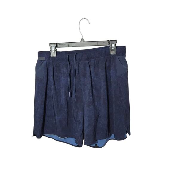 lululemon athletica Other - Lululemon Navy Blue Running Shorts Mens Athletic Shorts Size Large
